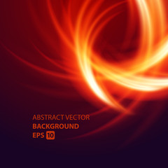 Abstract background fire flame fiery sparks vector illustration
