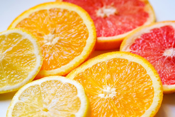 background of citrus fruit