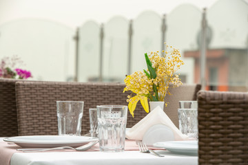 wedding table setting