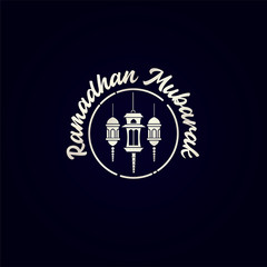 Ramadan Mubarak Logo Template
