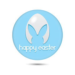 Happy easter button