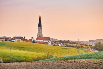 Kirche, Wallfahrtskirche, St. Ägidius, Schildthurn, Schmiding, Zeilarn, Rottal-Inn, Niederbayern,...