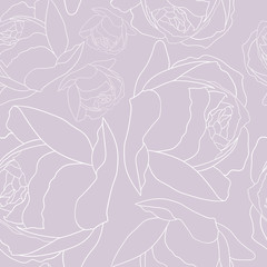 rose flower. bloom. Summer spring pattern seamless for decoration. background