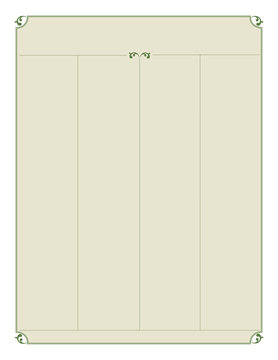 Olive Green Menu Background