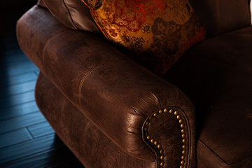 Modern dramatic interior design aesthetic.