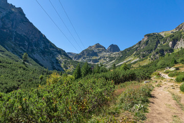 Hiking trail for Malyovitsa peak, Rila Mountain, Bulgaria
