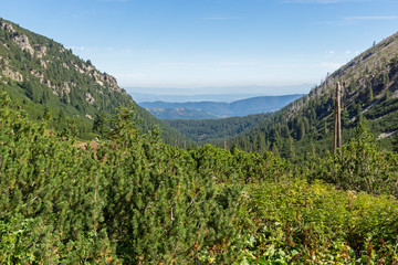 Fototapeta na wymiar Hiking trail for Malyovitsa peak, Rila Mountain, Bulgaria