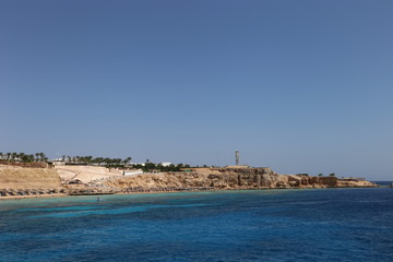 view of the old town from the sea