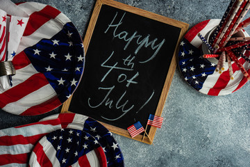 Fototapeta premium 4th of July food concept