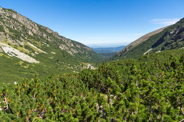 Fototapeta na wymiar Hiking trail for Malyovitsa peak, Rila Mountain, Bulgaria