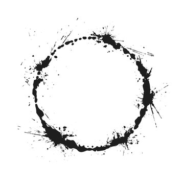 Creative design of ink circle