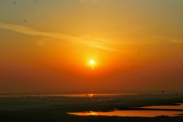 SUNRISE over the RIVER GANGES