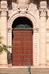 Wooden door Miami Freedom Tower