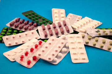 Convolute pills, vitamins. Pharmacy