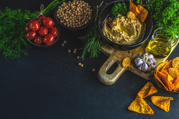 Traditional dish hummus