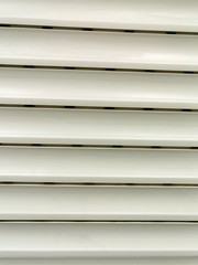 
white blinds horizontal stripes