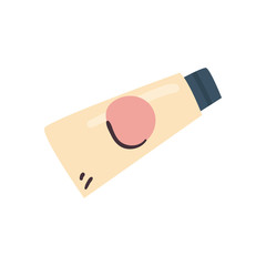 Summer suncream flat style icon vector design