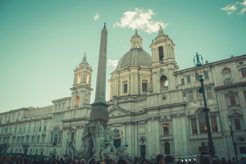 Naklejka premium piazza