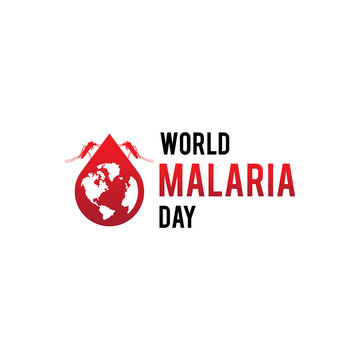 World malaria day. Logo icon vector illustration.