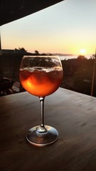 Aperol at sunset