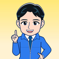 スーパーの社員