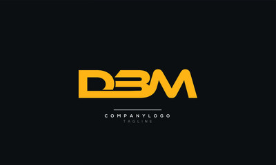 DBM Letter Logo Design Template Icon Vector