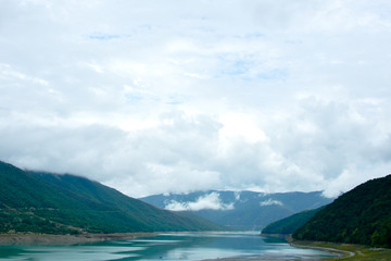 Church Of the mother of God in Ananuri, Georgia