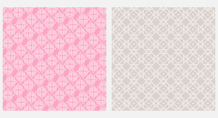 Vector geometric texture patterns for wallpaper background.