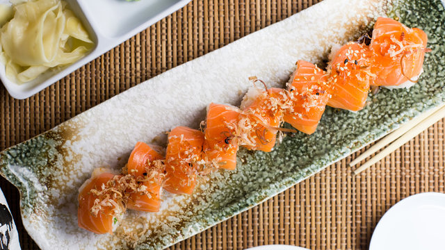 Japanese food sushi at Oho Sushi Long Beach