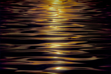 Sunset over Nile River