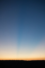 Obraz premium Scenic view of sky at Grand Canyon during sunset