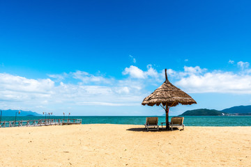 Naklejka premium Nha Trang City Beach, Vietnam