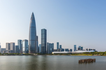 Obraz premium Scenery of Houhai talent Park, Nanshan District, Shenzhen