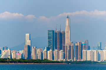Obraz premium Shenzhen Ping An financial center skyline