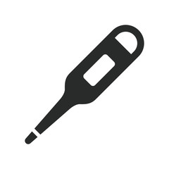 thermometer digital icon vector design illustration