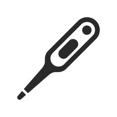 thermometer digital icon vector design illustration