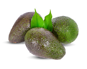 Avocado isolated on white background