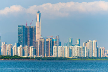 Shenzhen Ping An financial center skyline