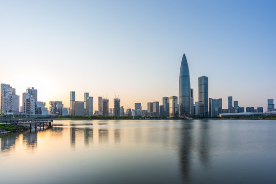 Shenzhen Nanshan talent Park City Skyline © WU