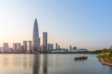 Shenzhen Nanshan talent Park City Skyline