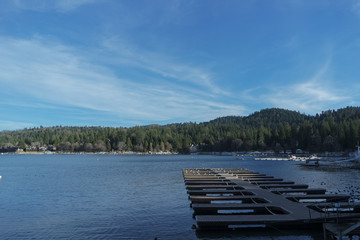 레이크 에로우헤드의 고요한 모습