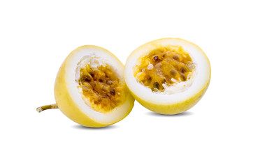 passion fruit isolated on white background