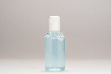 Hand sanitizer gel for hand hygiene corona virus protection. object on background with copy space