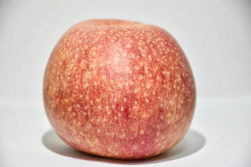 red tomato on white plate