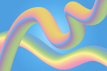 Abstract background with soft fluid shape. Sweet color gradient pastel background. Liquid dynamic shape. Vector illustration design.