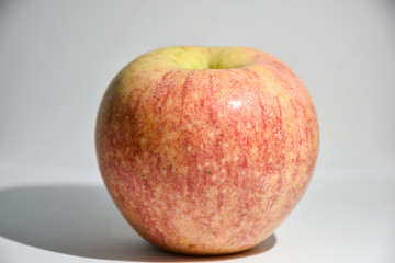 red apple on a white background