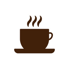Coffee cup icon. Design template vector