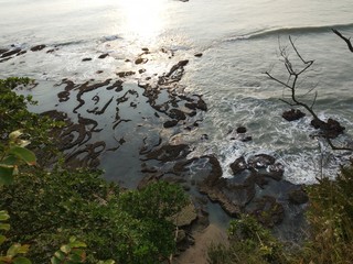 water and rocks
