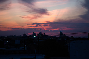 Naklejka premium City landscape