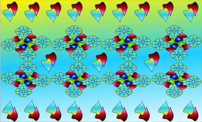 seamless colorful  pattern 